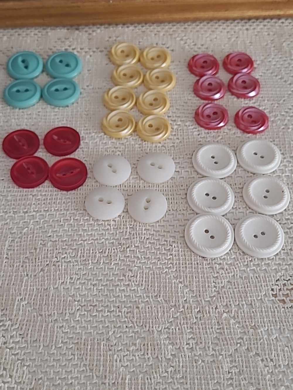32 Lot Of Vintage Buttons